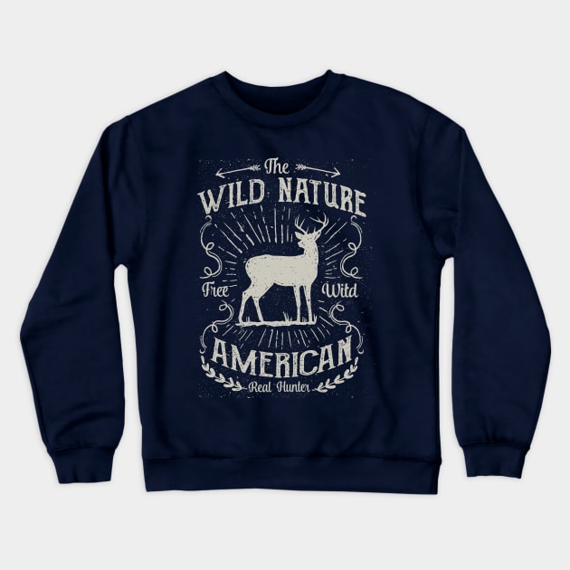 American wild nature Crewneck Sweatshirt by OutfittersAve